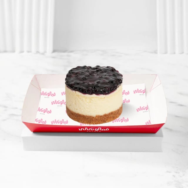 تشيزكيك توت أزرق